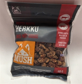 MUSH Minisnack - Gris-Okse - 80 g